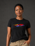Vibrasyon - Ligne horizontale - T-shirt femme