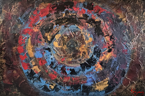 Le Vortex - Tableau original par Kenyaah