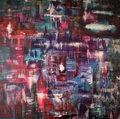 Pulsations - 70 x 70 cm - Acrylique